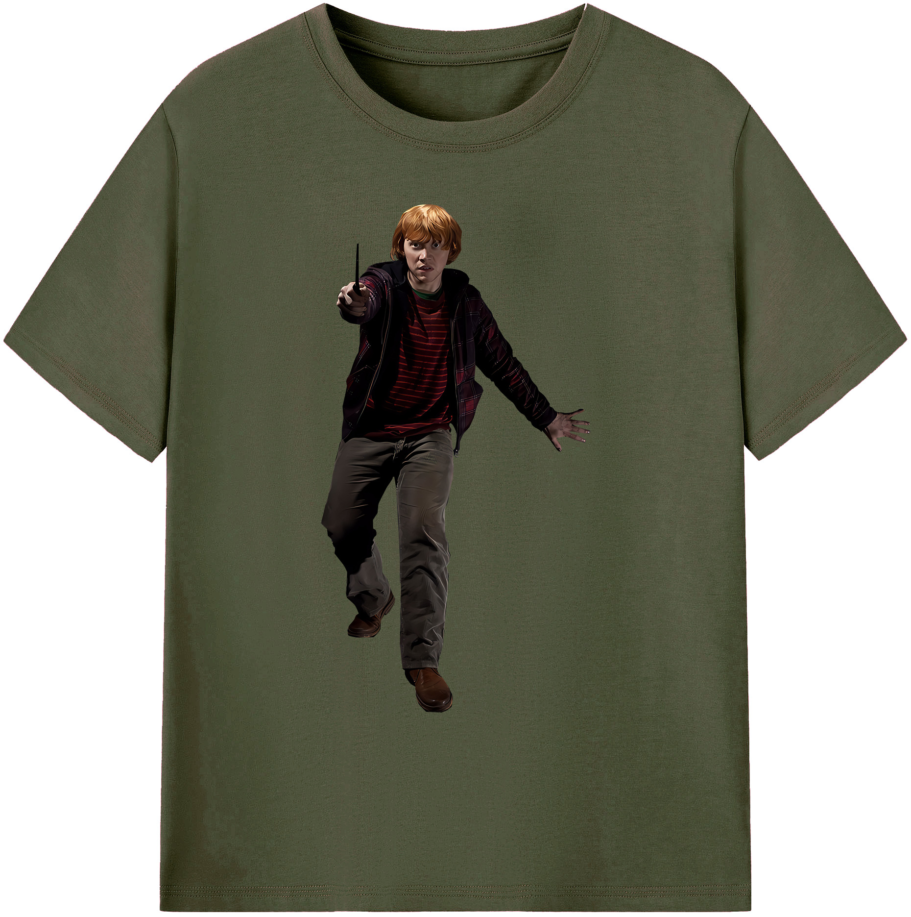 （画像用） Harry Potter ハリー・ポッターシリーズ 綿100％ メンズ半袖Tシャツ｜肌触りやわらか＆通気性